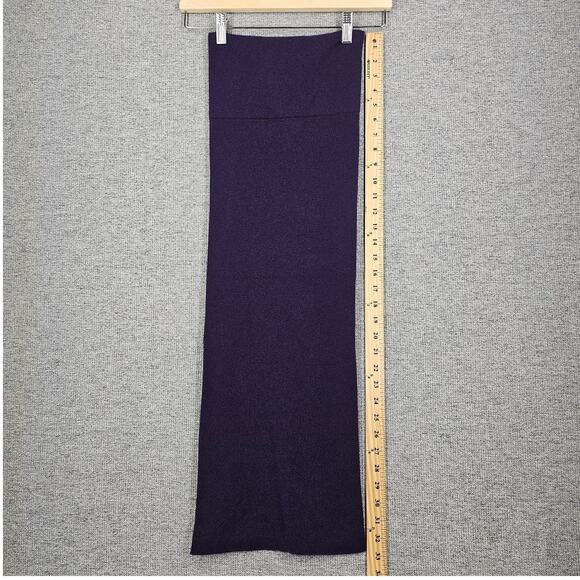 LES COPAINS VINTAGE CASHMERE PURPLE KEYHOLE SCARF – MADE IN ITALY – 36" SIZE 42 - Picture 8 of 9